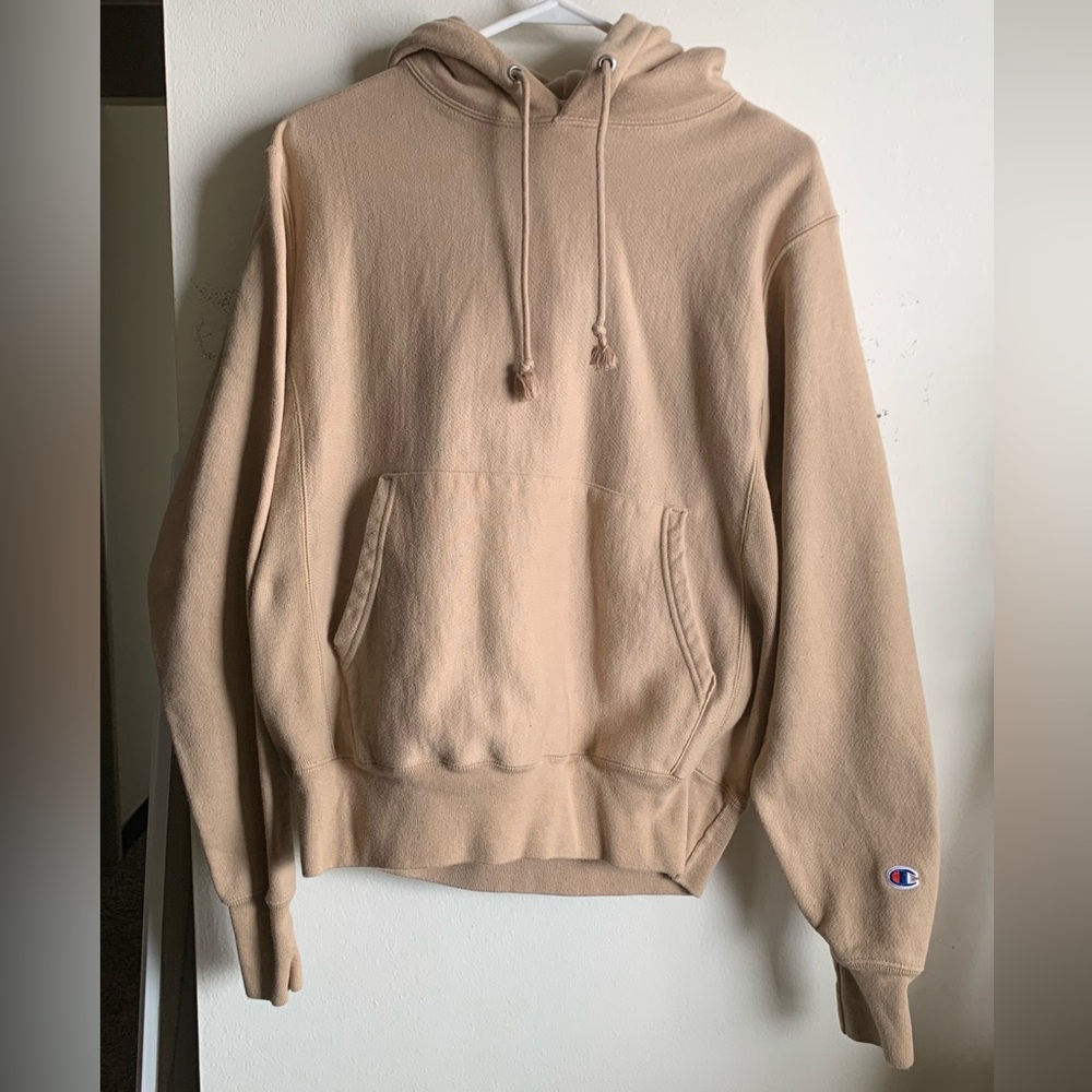 Nude, champion hoodie size small